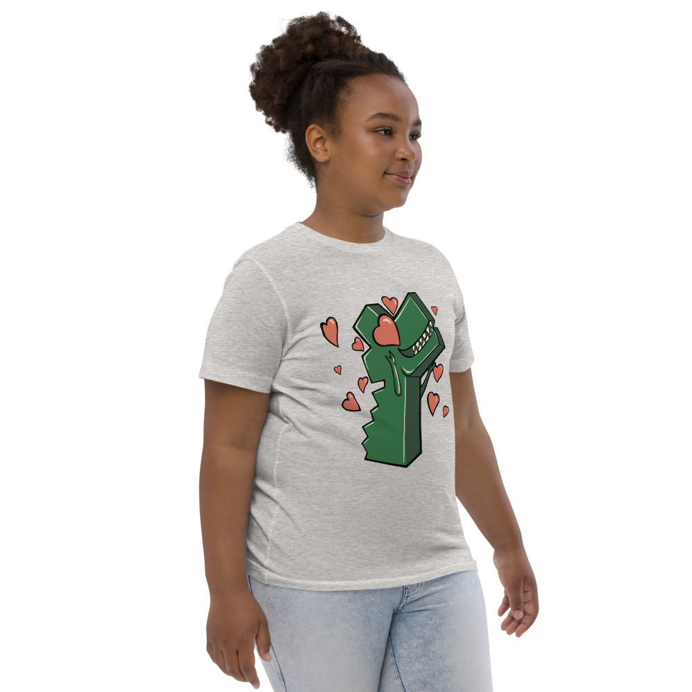 Effie the Love Dino Kids Unisex T-Shirt