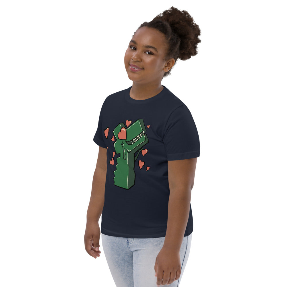 Effie the Love Dino Kids Unisex T-Shirt